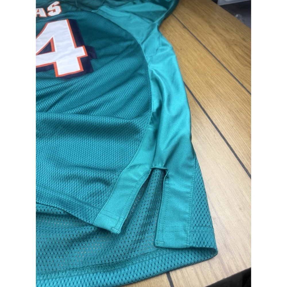 Zach Thomas Dolphins Authentic Vintage Reebok Home Jersey NFL LB #54 Size 56 NEW - Picture 14 of 15